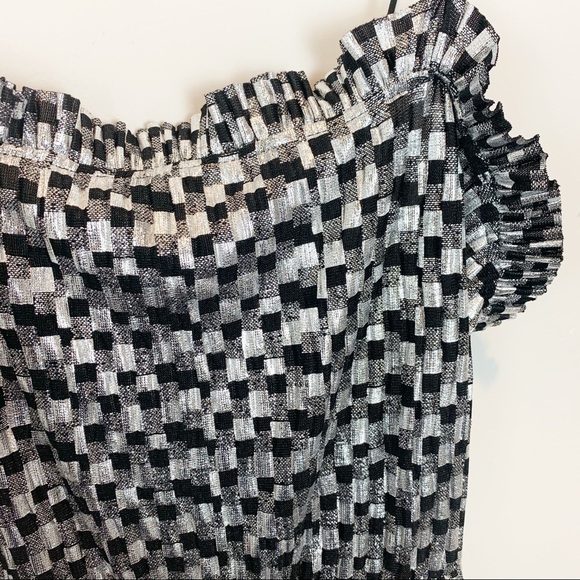 ZARA Silver Party Dress size S - Picture 3 of 7